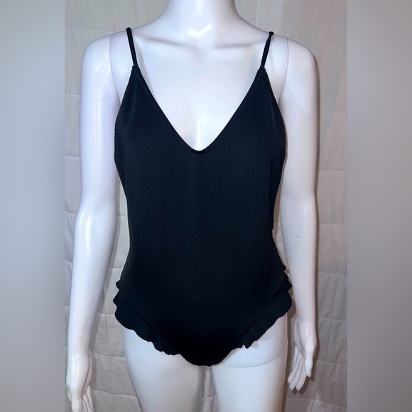 Kendall+Kylie Black One-Piece Swimsuit - Picture 1 of 5